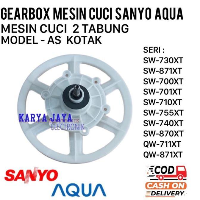 GEARBOX GIRBOX MESIN CUCI  AQUA SW 870XT SW 755XT SW 740XT SW730XT QW880XT