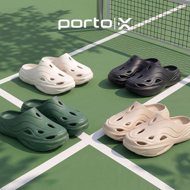 Porto X Sandals Jean Clogs Sandal Sport Recovery Resting Olahraga Adaptifoam