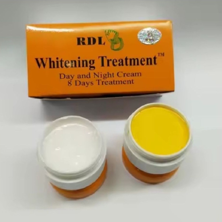 Krim Wajah RDL Whitening Treatment Day and Night Cream 8 Days Treatment