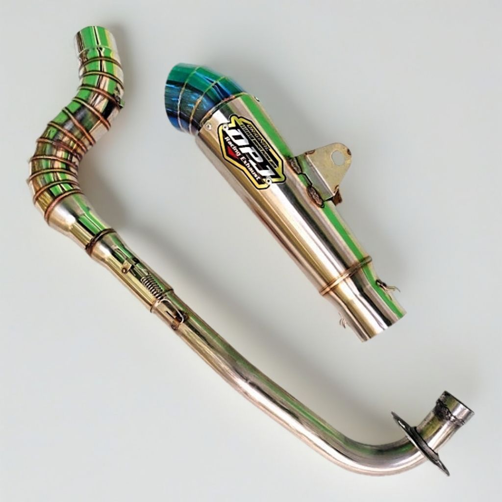 Knalpot  DPJ UJung Blue Leher Cobra Stanlist