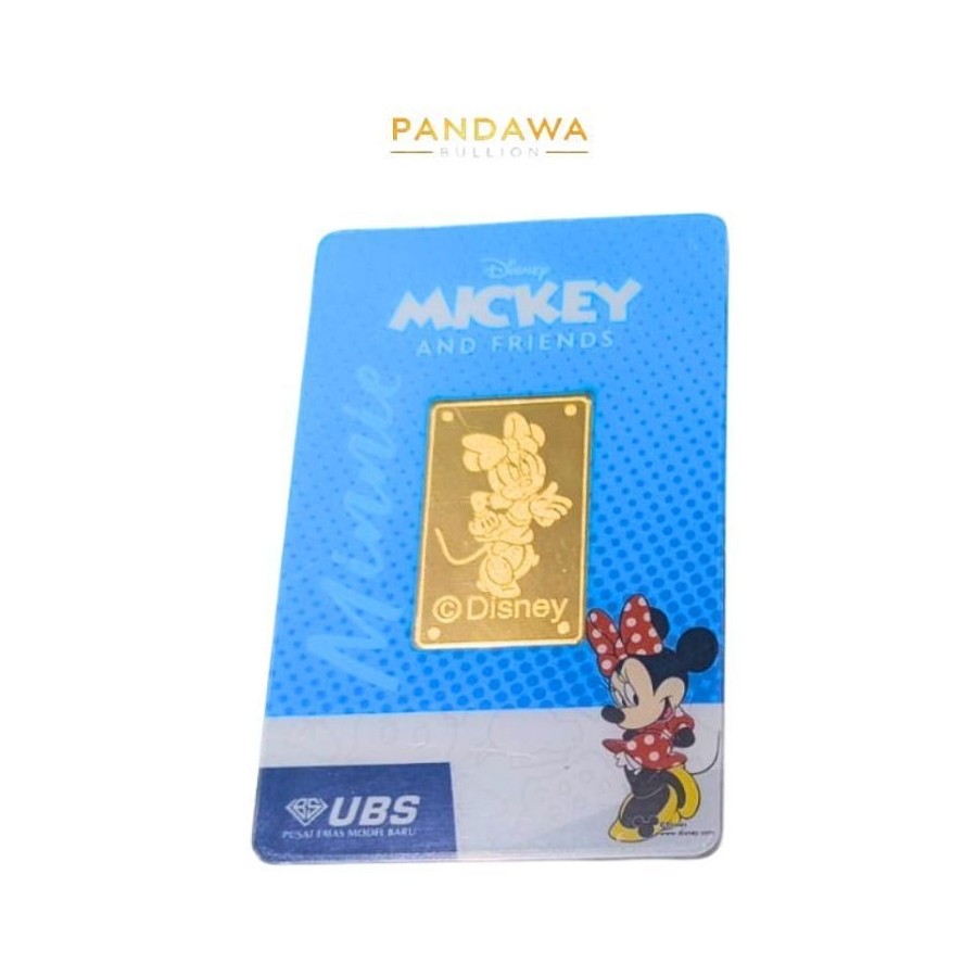 Logam Mulia Emas UBS gold 10 Gram Disney Mickey mouse