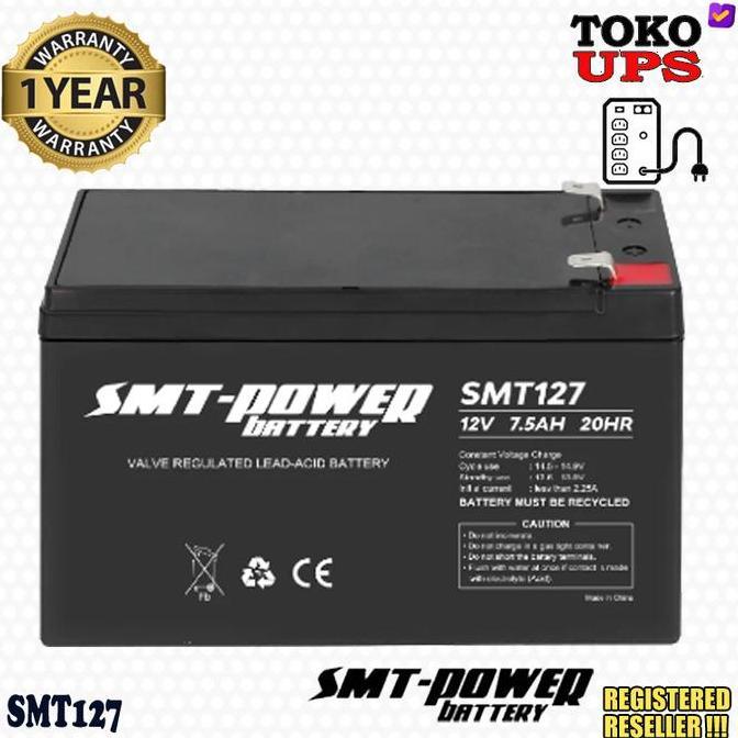 Baterai UPS 12V 7.5ah 7ah SMT 12V 7.5AH