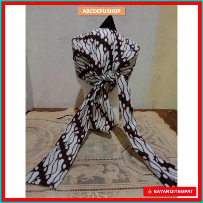 Iket Kepala Sunda Motif Lereng - Blangkon Sunda Dan Jawa Motif Lereng - Termurah Udeng Lereng Barong