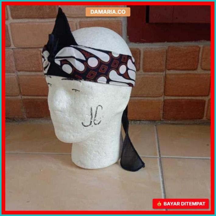 Iket Kepala Sunda Motif Lereng - Blangkon Sunda Dan Jawa Motif Lereng - Termurah Udeng Lereng Barong