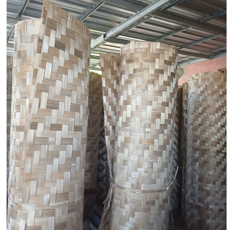 anyaman bambu/tabag/bilik bambu