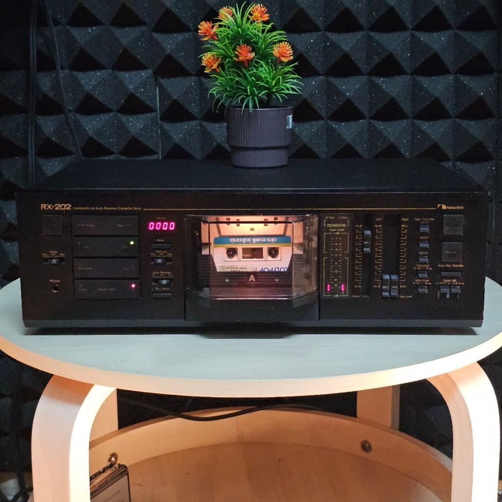 Tape Deck Nakamichi RX-202 Stereo Cassette Deck Vintage player pemutar kaset pita