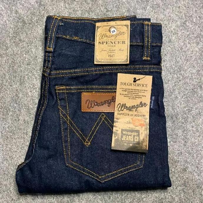 DR252 - wrangler celana jeans pria panjang reguler jeans pria panjang wrangler reguler basic garment