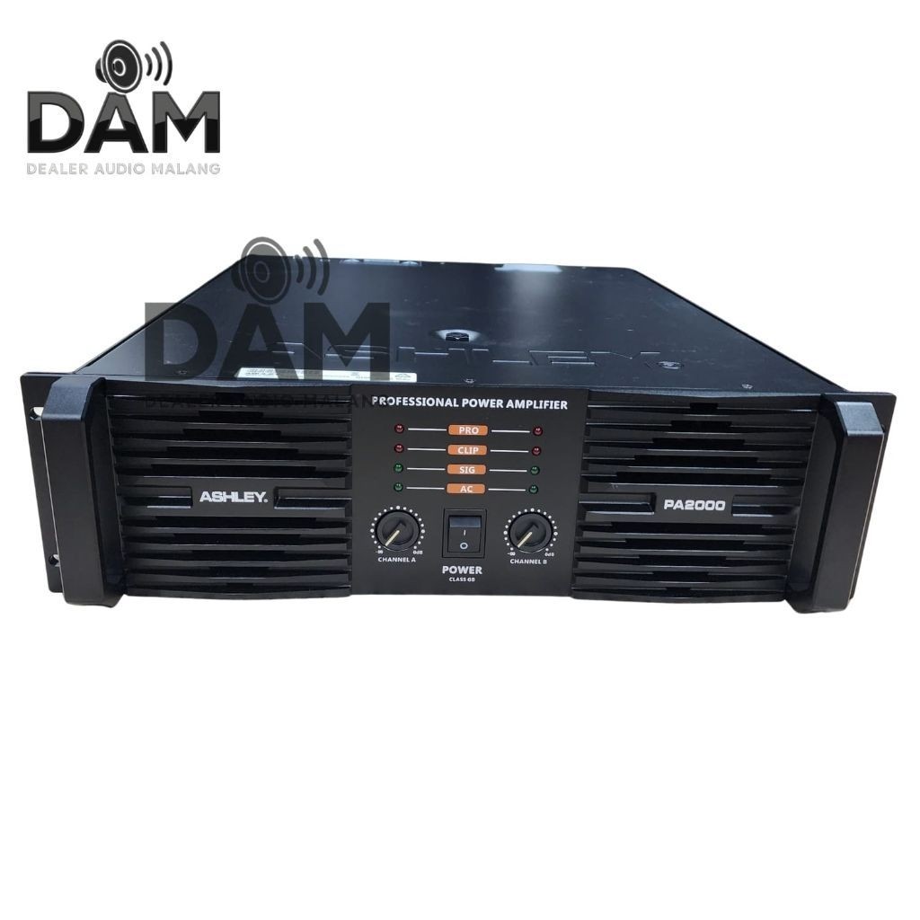 Power Amplifier Ashley PA 2000 Original Class GB PA2000