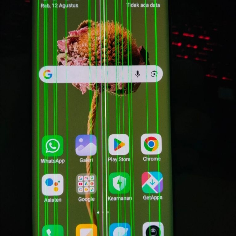 lcd Xiaomi mi 10 5g original copotan tipe S minus banyak garis touchscreen tidak berfungsi dan tidak