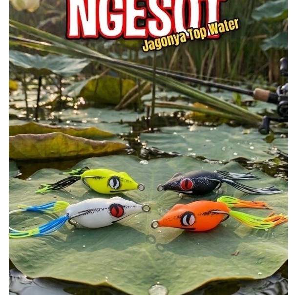 Lure Bufo NGESOT NEW Soft Frog softfrog