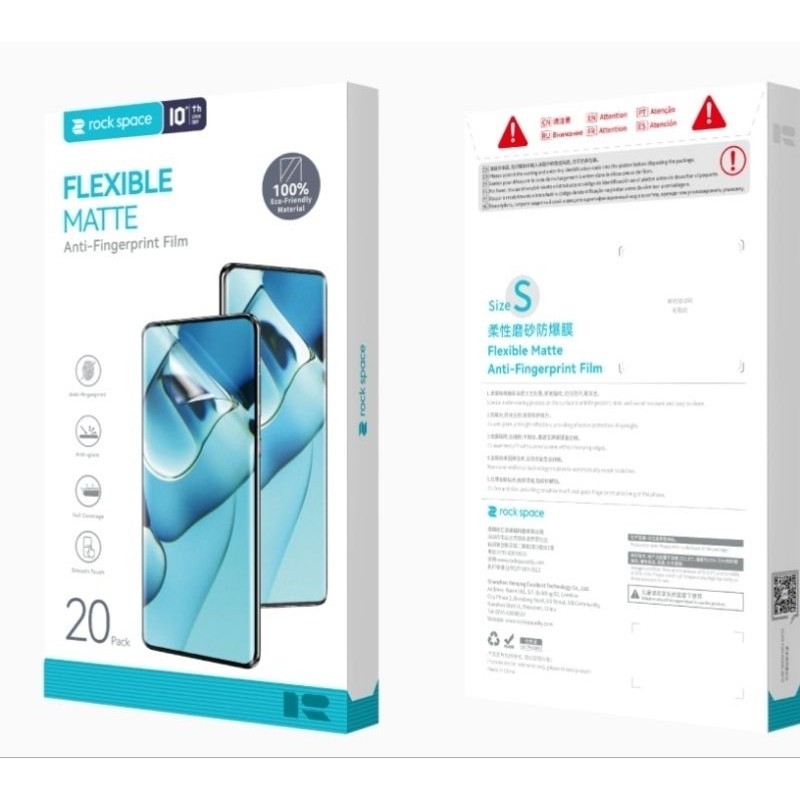 HIDROGEL OLIKE OASE ROCKSPACE HIDROGEL 20pc/box CLEAR MATTE ANTI BLUELIGHT PRIVACY