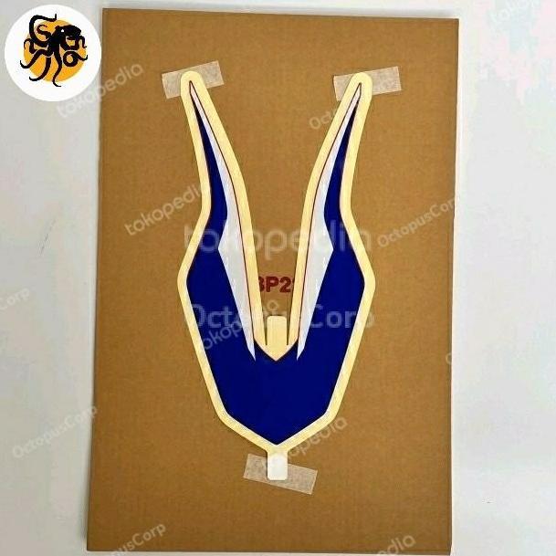 '' STICKER FRONT FENDER HONDA CRF 250 RALLY CRF250 SPAKBOR DEPAN STIKER //