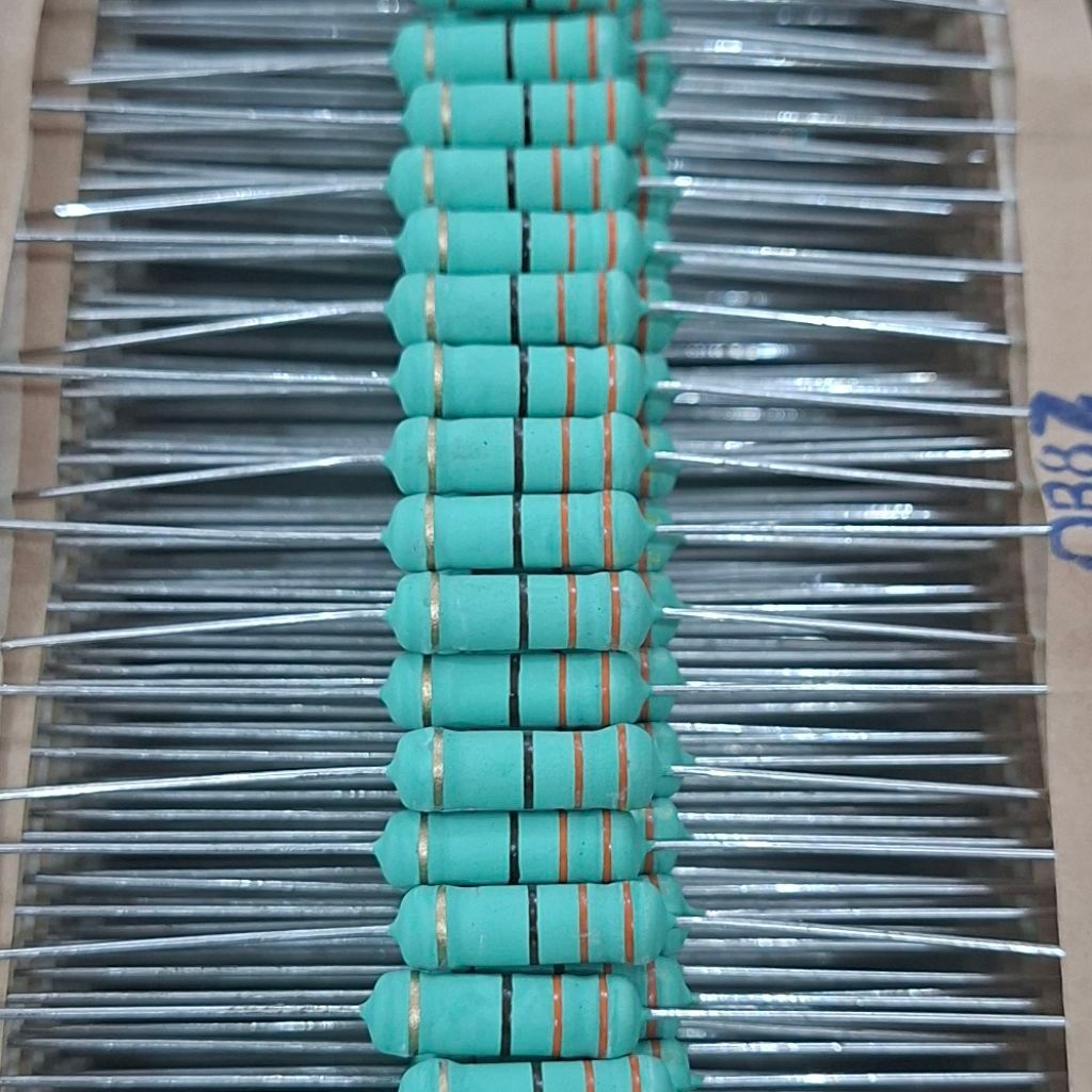 Resistor 330r 3w Renteng 330 ohm 3 watt Original