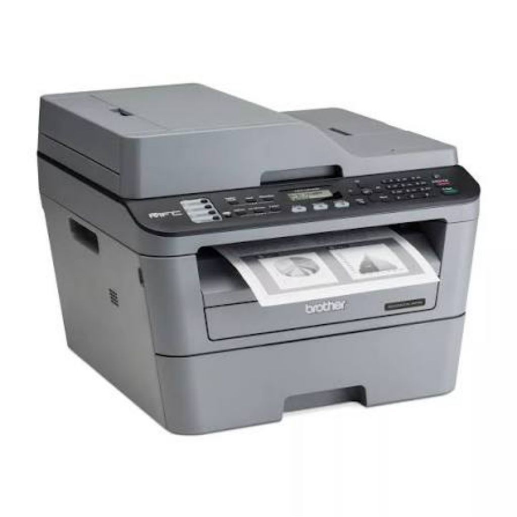Printer Brother MFC-L2700D | PRINT, SCAN, FOTOCOPY, Laser Mono Multifungsi Duplex & Fax - Resmi / Br
