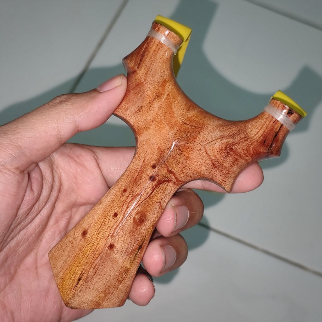 Slingshot/ketapel Kayu Sonokeling Handmade