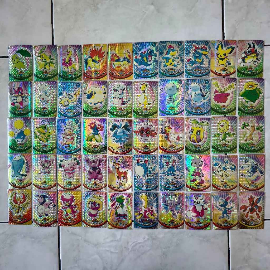 Kartu Stiker Pokemon Card Cup Cup Pop CupCupPop Gen 2 Johto SATUAN