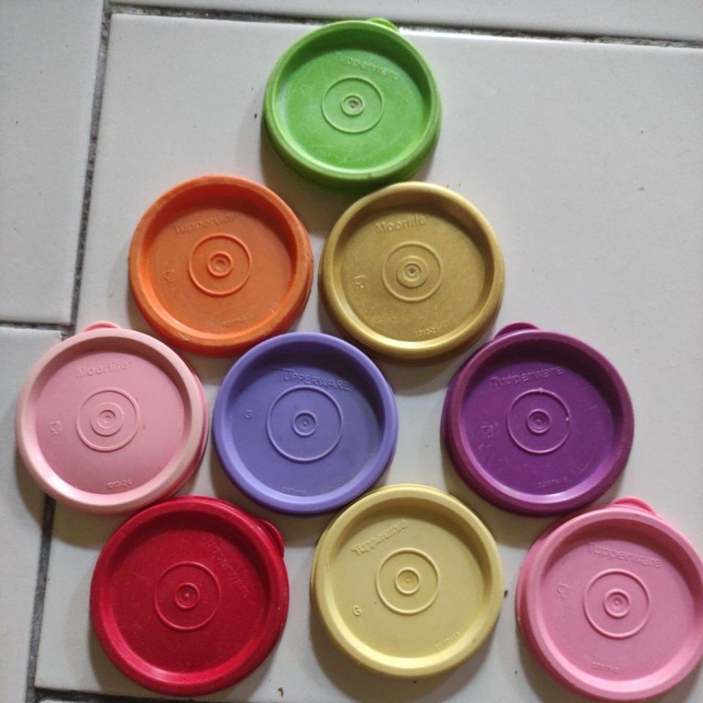 macam2 tutup  Tumbler/gelas  seken/second ori Tupperware baca deskripsi