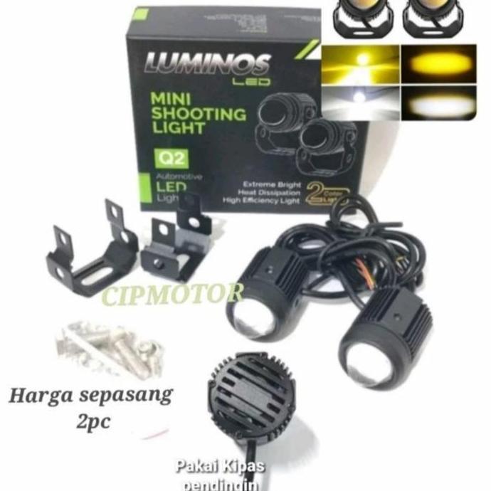 * LAMPU TEMBAK VINYX LUMINOS BULLAES XMAX NMAX MINI DRIVING D2 LASER 2PC //
