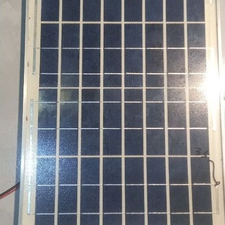 Solar panel 10WP second rasa baru mulus tidak cacat siap buat perakitan PLTS