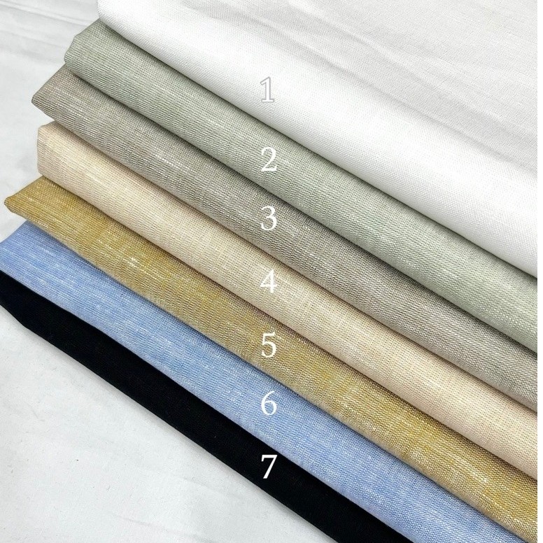 Kain Linen Natural 100% Serat Linen