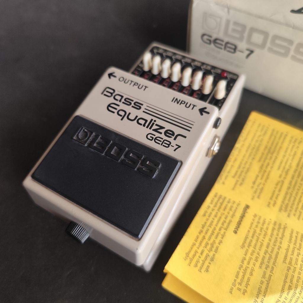 Boss GEB 7 ,Bass Equalizer, Efek Gitar Bass, Not GE 7b, GE 7, Nux, Zoom,, Valeton