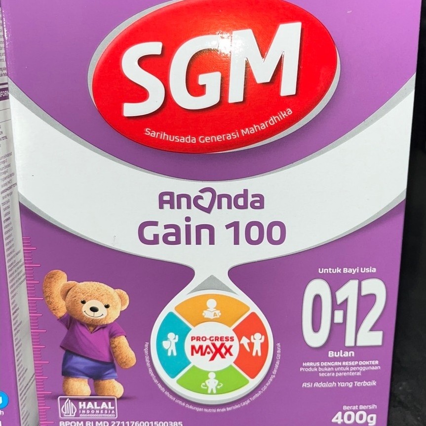 SGM GAIN 100 (0-12 BULAN) 400g