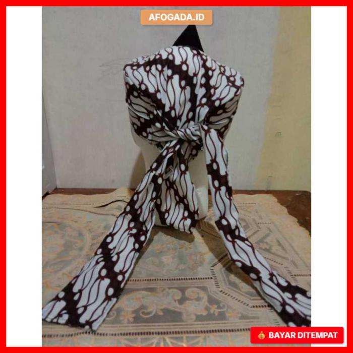 Iket Kepala Sunda Motif Lereng - Blangkon Sunda Dan Jawa Motif Lereng - Termurah Udeng Lereng Barong