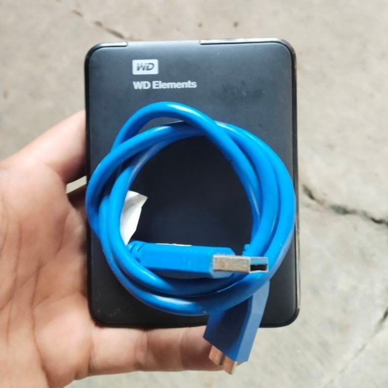 Hardisk HDD External 1 TB / 1000 Giga USB 3.0 WD Elements ORIGINAL