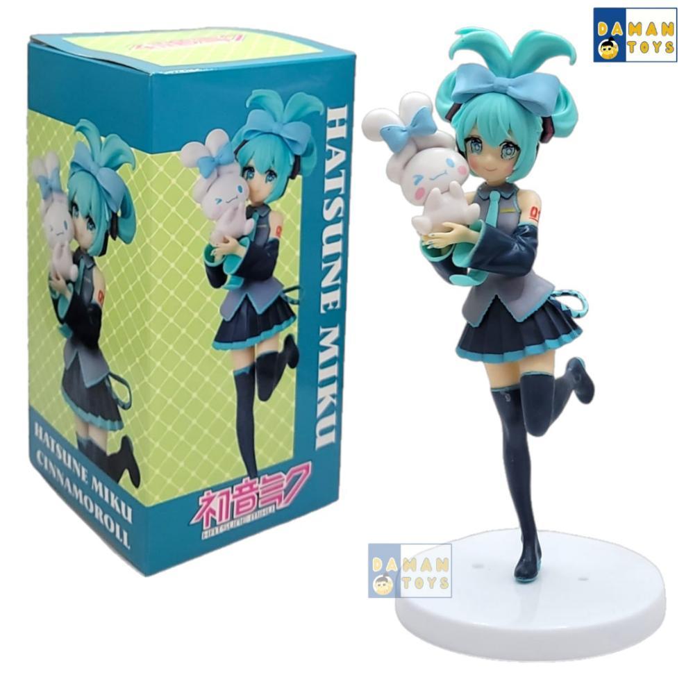 Figure Hatsune Miku x Cinnamonroll Vocaloid Anime Pajangan Koleksi
