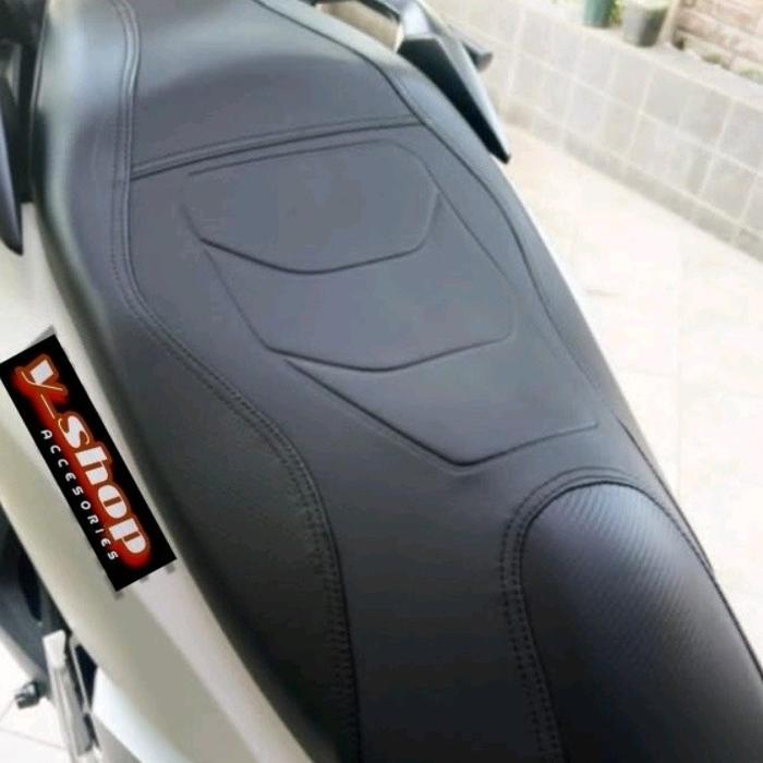 Jok Motor Adv 150 160 Slim Pendek Anti Jinjit Bahan MBtech - HITAM MERAH, ADV 160
