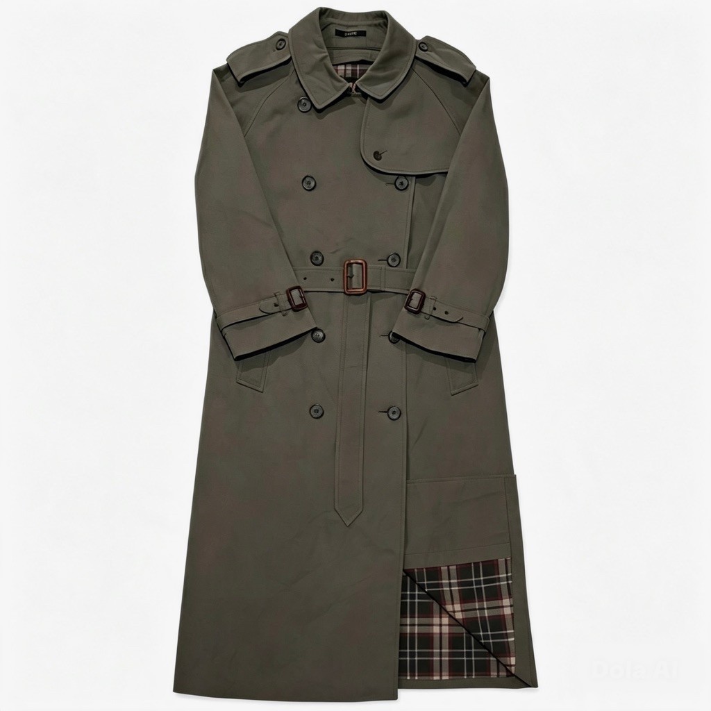 Coat Branded Daks London (Emboss, Army) / Coat Branded / Coat winter
