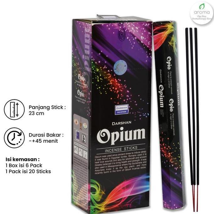Dupa India Aromaterapi Hexa - Darshan Opium