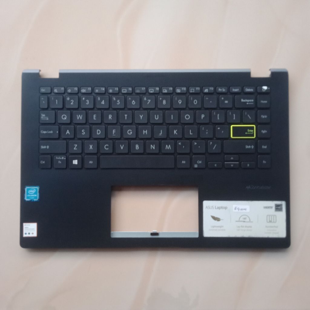 casing palmrest laptop Asus e410 e410m e410ma warna blue navy