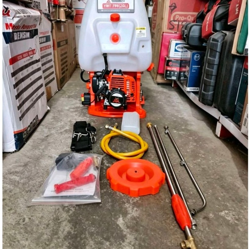 MESIN SPRAYER SEMPROTAN HAMA GENDONG 2tak 20LITER YAMAMOTO 898 / SEMPROTAN HAMA GENDONG YAMAMOTO / S