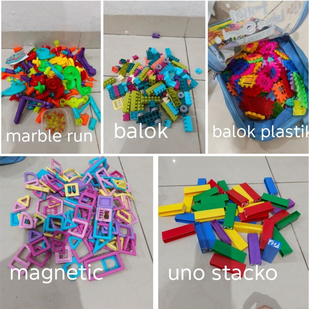 paketan mainan edukasi preloved