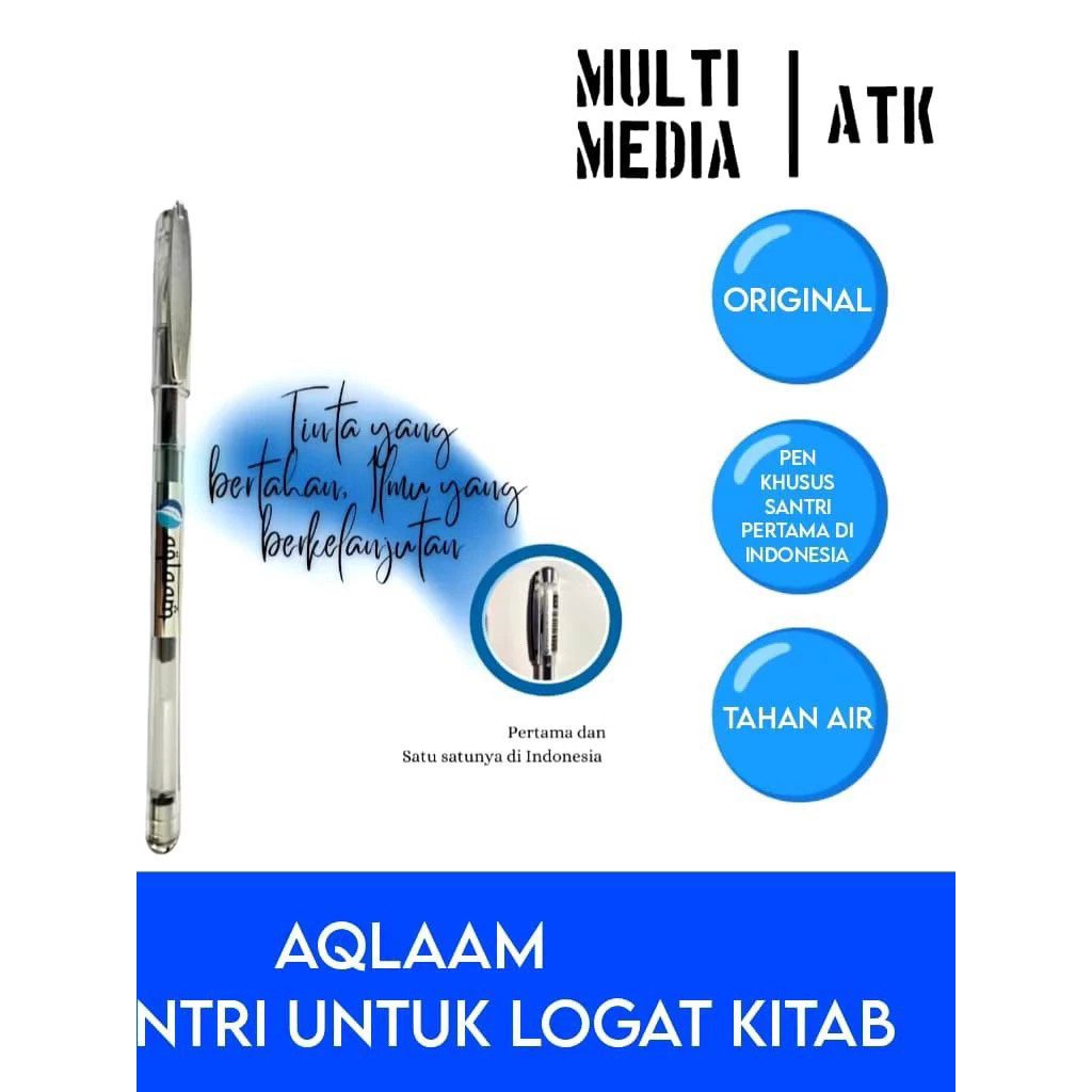 Pulpen Santri 0.3  Aqlaam / Pulpen Santri Murah / Pulpen Makna Logat  Jawa / Pulpen Pengganti Hi-Tec