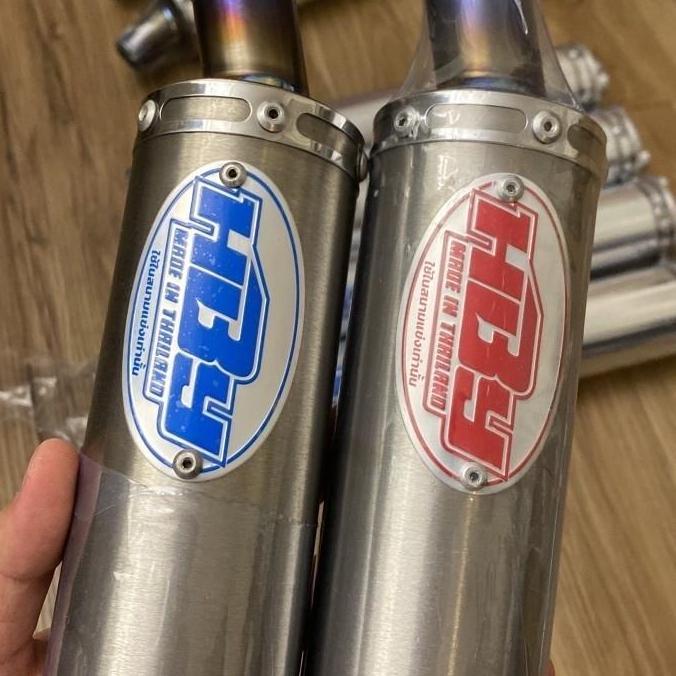 '' KNALPOT SILENCER SLENCER SLENSER HBY TITANIUM HBY CARBON TITANIUM ORIGINAL HBY THAILAND!! //