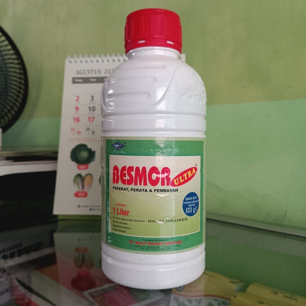 Perekat Perata Pestisida Besmor Ultra 600SL @1 Liter / Besmor Perekat 1 Liter