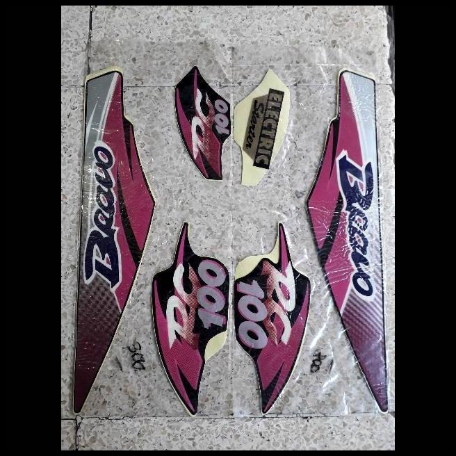 GRATIS ONGKIR (ORI) STRIPING RC100 STRIPING SUZUKI BRAVO KUALITAS ORIGINAL PABRIK 