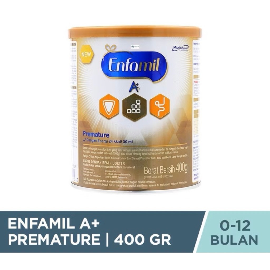 Enfamil A+ Premature 400 gr - Susu Formula Untuk Bayi Prematur