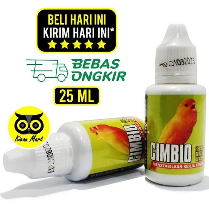 Kicau Mart Vitamin Burung Kenari Cimbio Herba Tetes Vitamin Penggacor Kenari Harian Lomba Obat Anti 