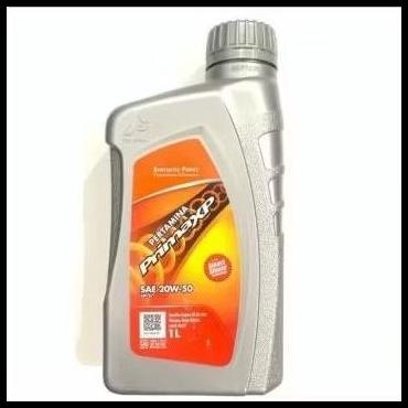 TERBARU PERTAMINA PRIMA XP 20W50/20W-50/20-W50 API SL/CF 1L/1 L OLI BENSIN/GASOLINE 