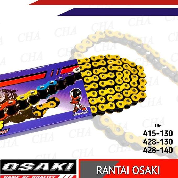 Rantai Motor OSAKI Warna 415 428 Rantai Sepeda Motor Warna