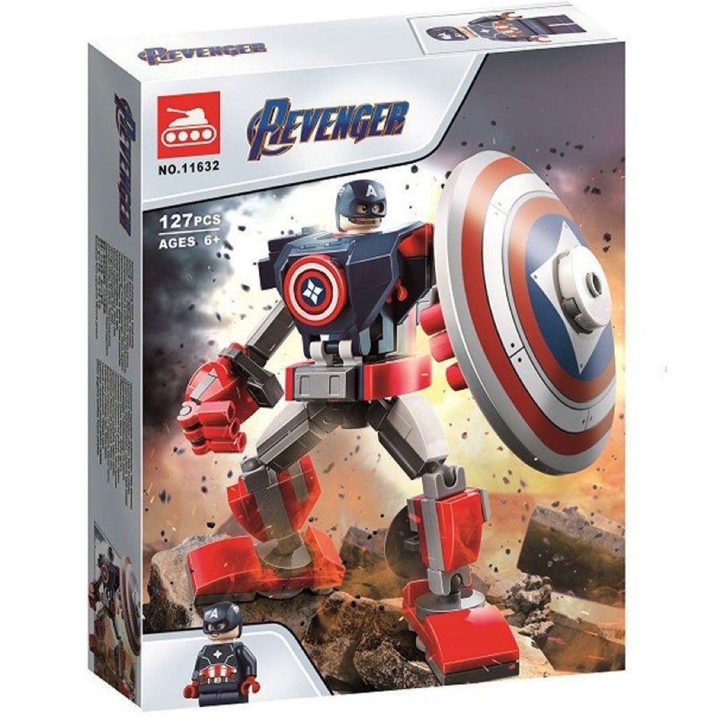 Superheroes Marvel Captain America No Brand Brick