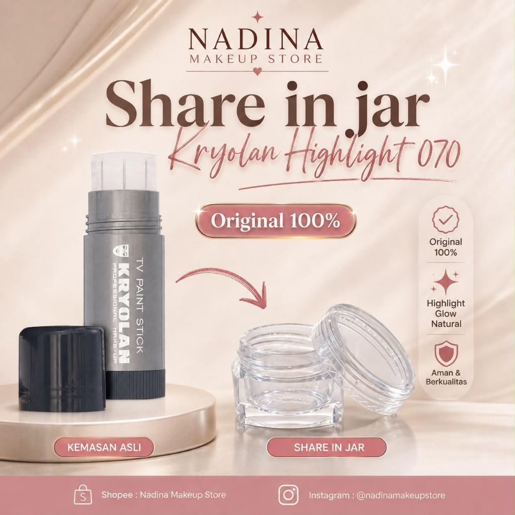 KRYOLAN Tv Paint Stick - HIGHLIGHT 070 - SHARE IN JAR