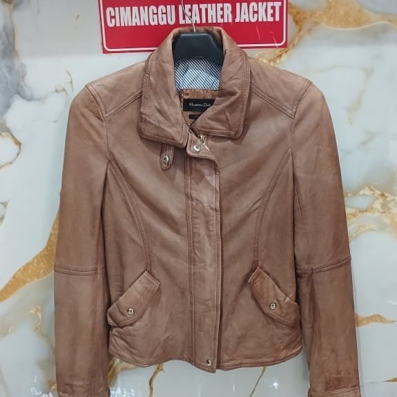 jaket kulit massimo dutti anak