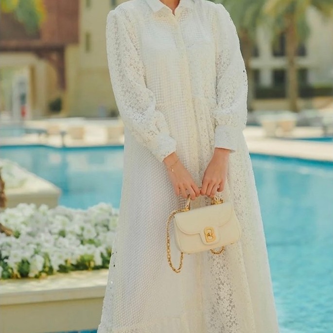 Sandrina maxi dress new size M Benang jarum