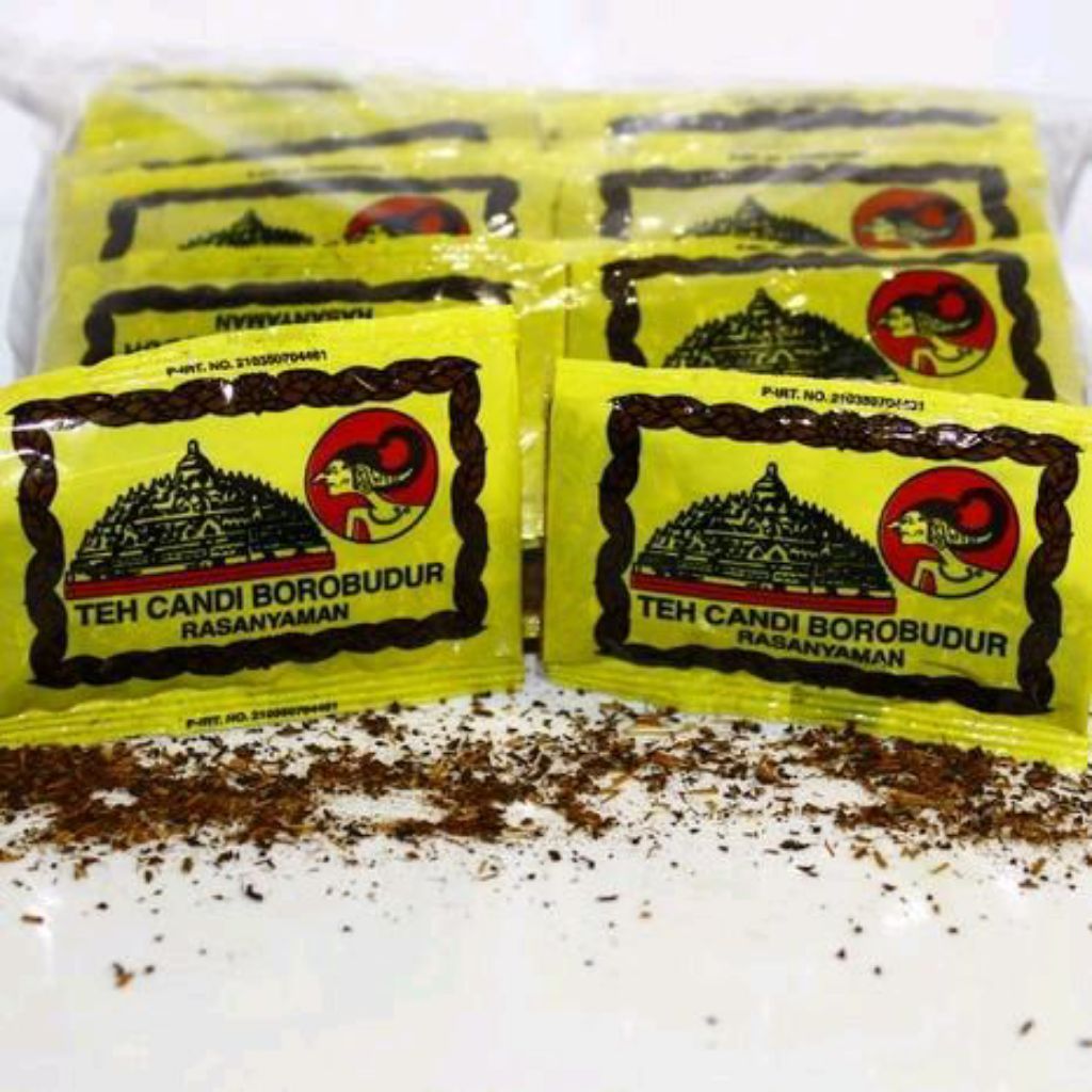 Teh Candi Wayang Borobudur 50 Sachet - Teh Wangi Asli Malang