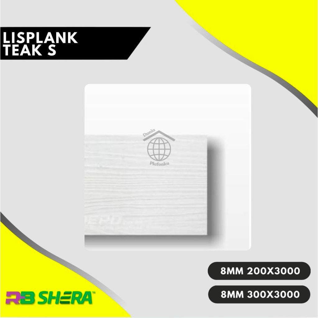 Lisplank RB Shera Texture Kayu 8 mm 20 x 300 / Lisplank 8mm 30 x 300 / Lisplank motif kayu 20 cm / L
