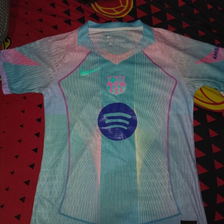 Jersey barca green fantasy Note : Player issue